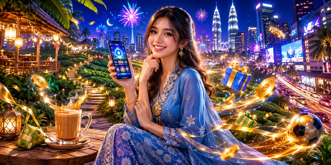 Pengguna membuka aplikasi pertaruhan kriket lga1700 berbaju kurung di Kuala Lumpur