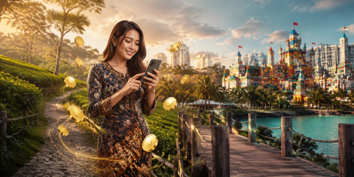 Motif batik Malaysia melambangkan proses deposit yang cantik dan mudah
