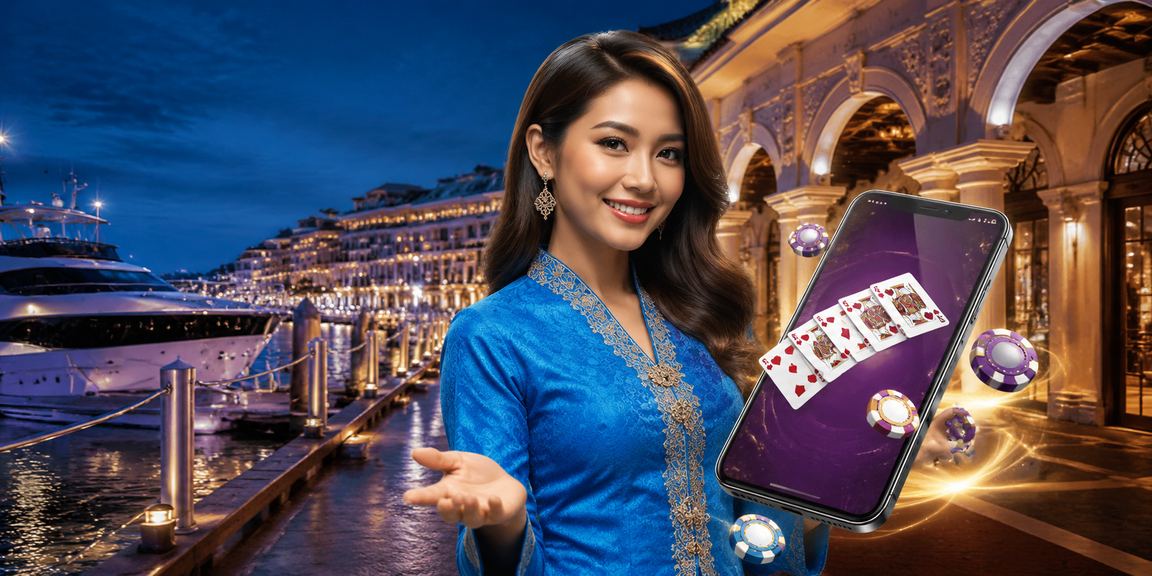 Permainan rummy berlatarkan paian baju kurung Malaysia di platform lga1700